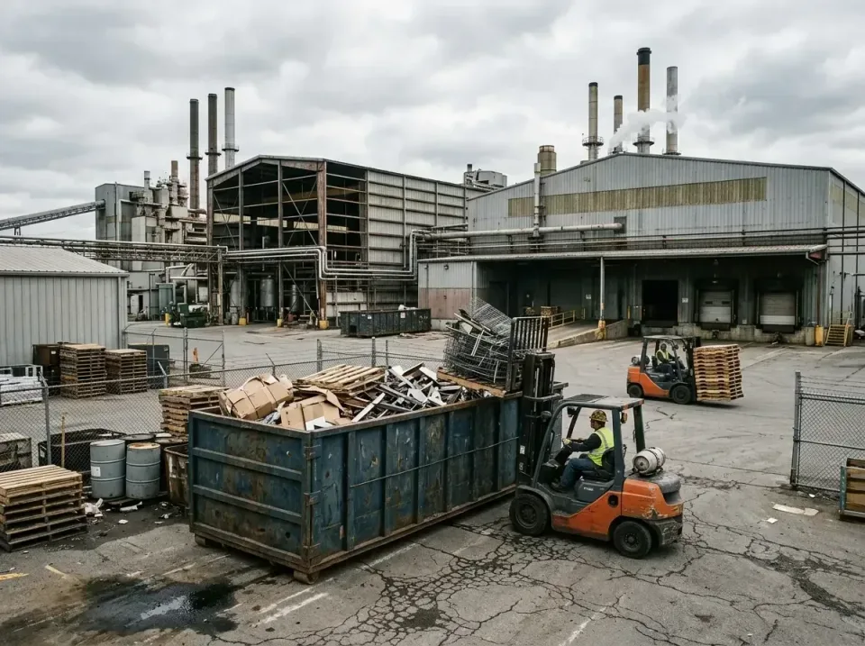 industrial-factory-scrap-conta-003 — frequently asked questions, Cheap Roll-off Dumpster Rentals in King City, OR